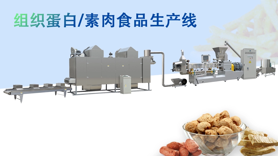 大豆拉絲蛋白生產(chǎn)線與雙螺桿擠壓膨化機：高效生產(chǎn)優(yōu)質(zhì)蛋白食品的創(chuàng)新利器
