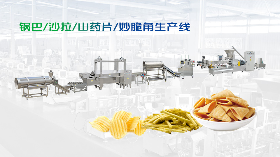 雙螺桿擠壓膨化機：賦能鍋巴生產線，開啟美味新篇章