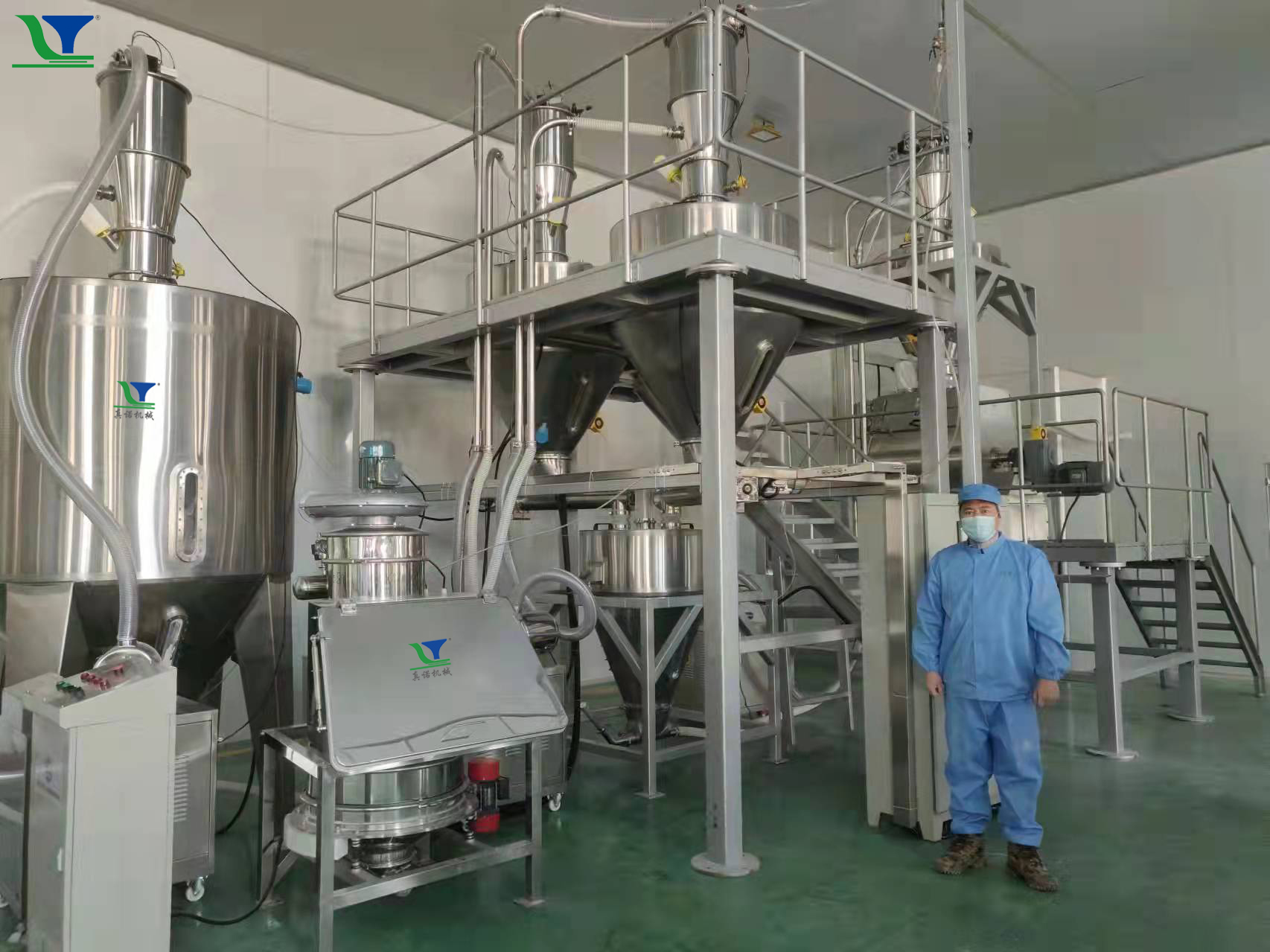 黑龙江能量米全自动配料系统应用现场