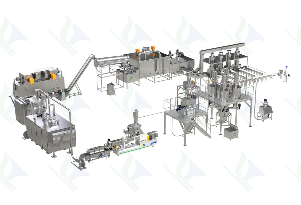 早餐谷物玉米片生产线