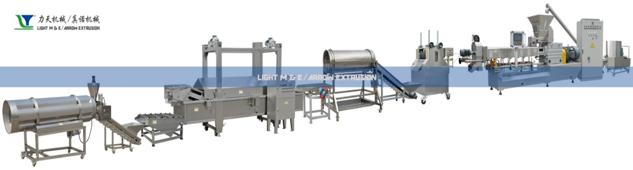 多力多滋玉米片生产线